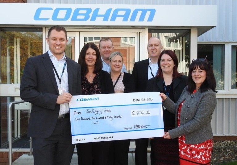 Cheque presented following Cobham Fun Day