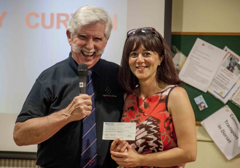 Bournemouth Red Arrows Association cheque presentation