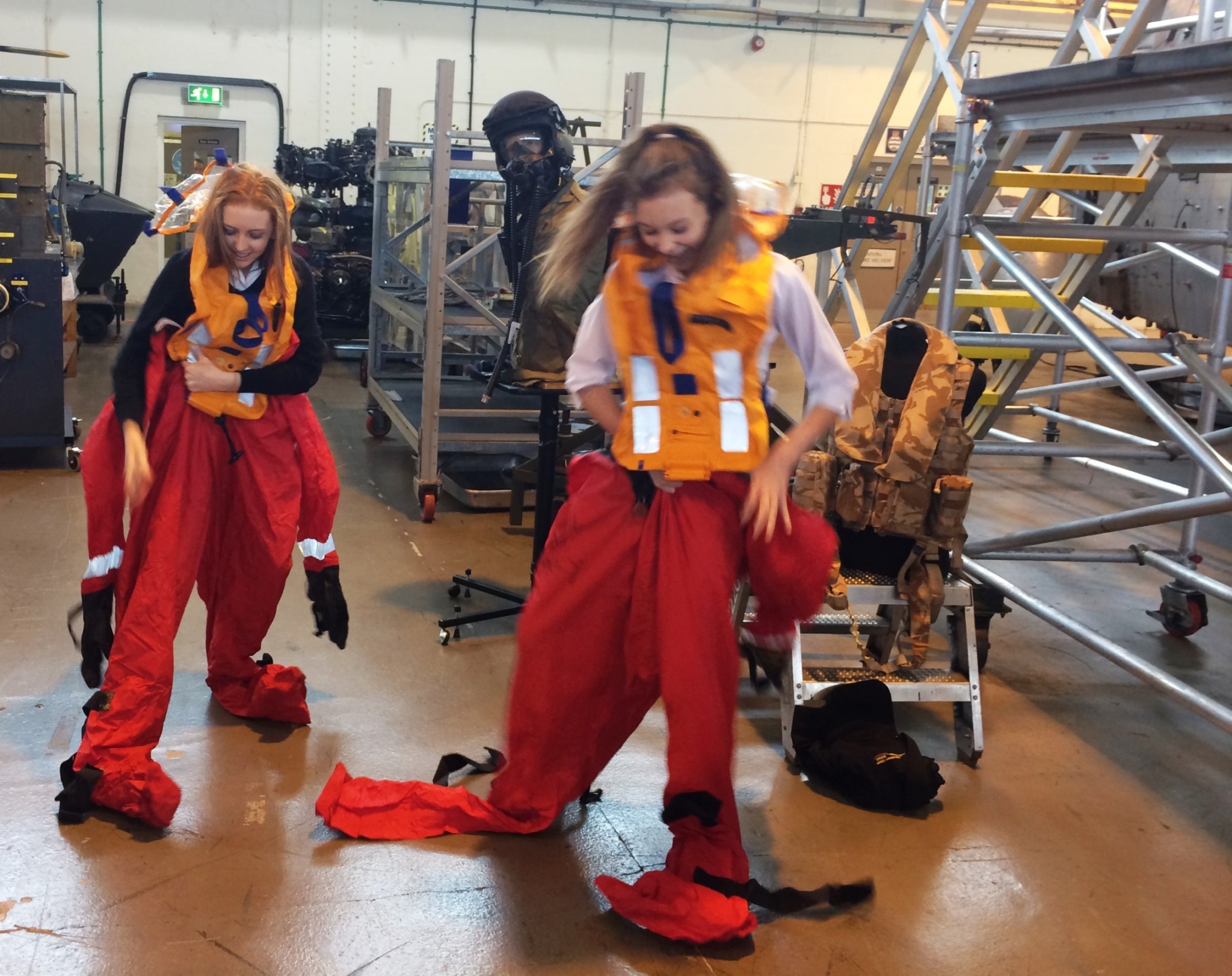 Ferndown Upper School Inspirational Outreach students visit HMS Sultan