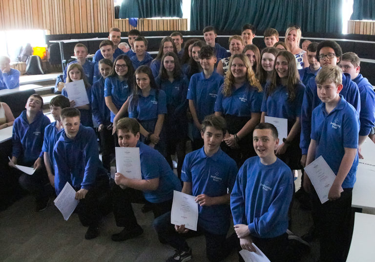 Graduation time for Blue Skies students in Dorset