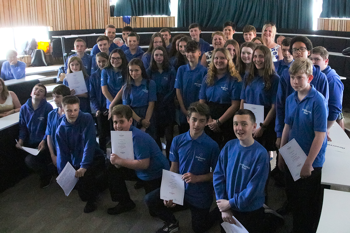 Graduation time for Blue Skies students in Dorset