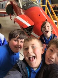 STEM day at RAF Scampton for Inspirational Outreach students