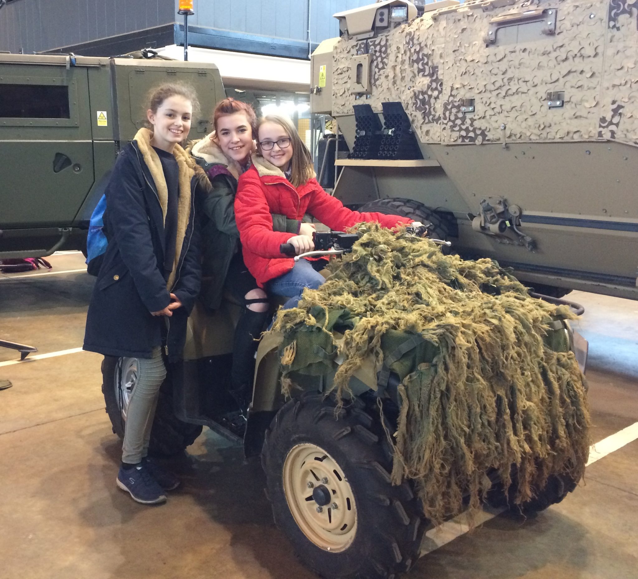 Students learn the capabilities of the RAF and vital teamwork skills