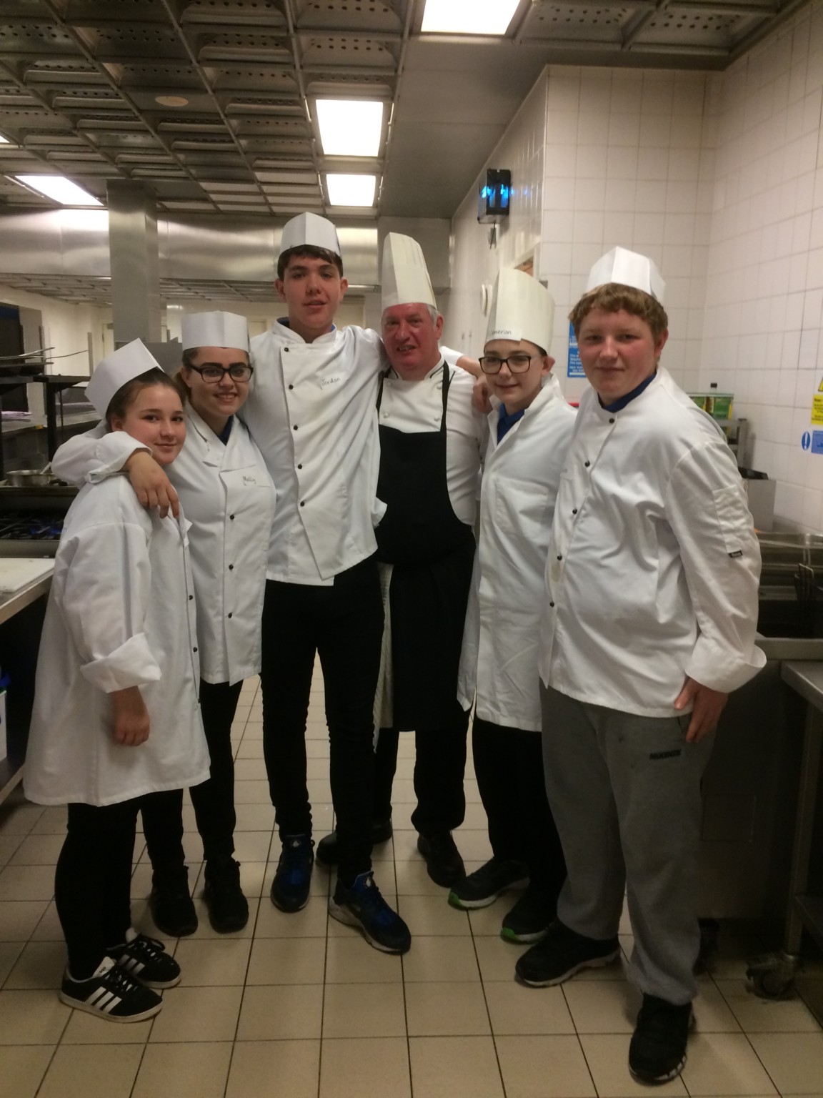 Level 2 students triumph at Silver Service session