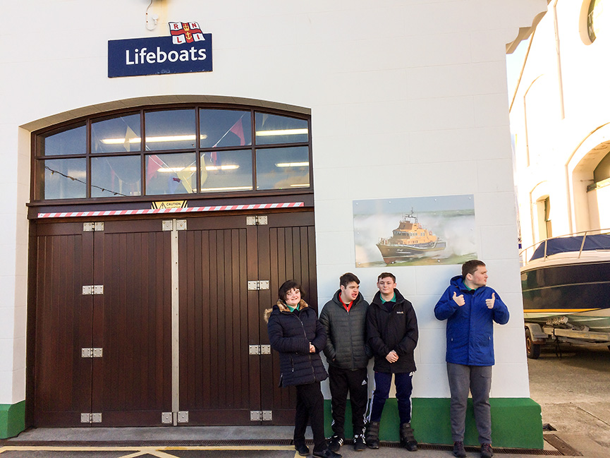 CAYB visit Holyhead Lifeboat Station