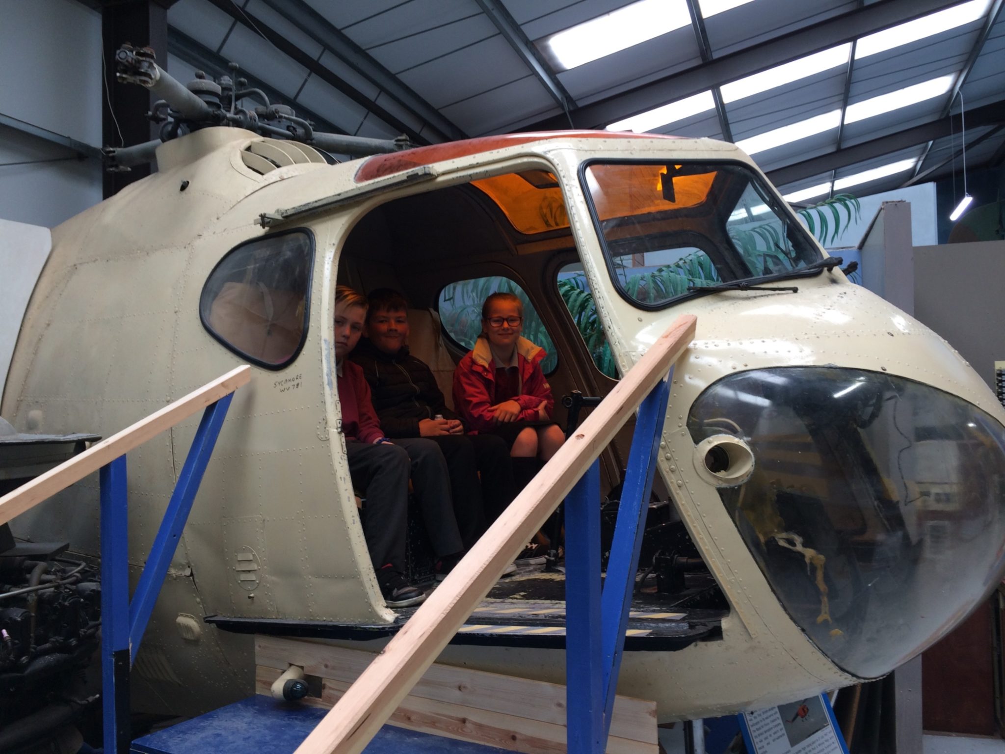 Pupils thrown back in time at Air World Museum