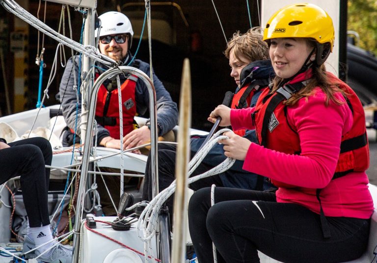 Sailing to Blue Skies from Ysgol Uwchradd Caergyb