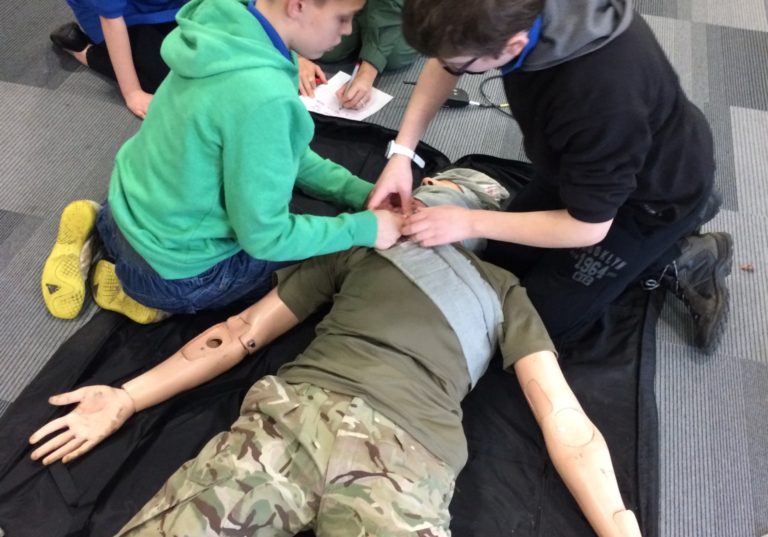 Mannequin challenge at RAF Brize Norton’s Tactical Medical Wing