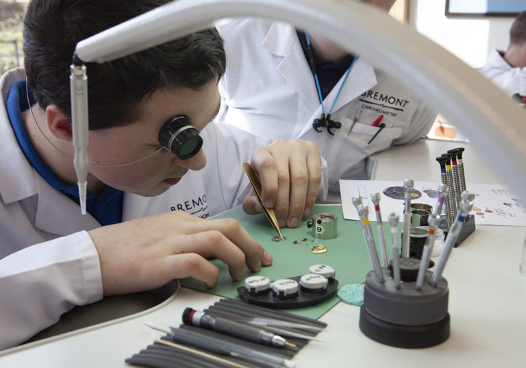 Bremont take time to inspire JET’s Blue Skies 3 students