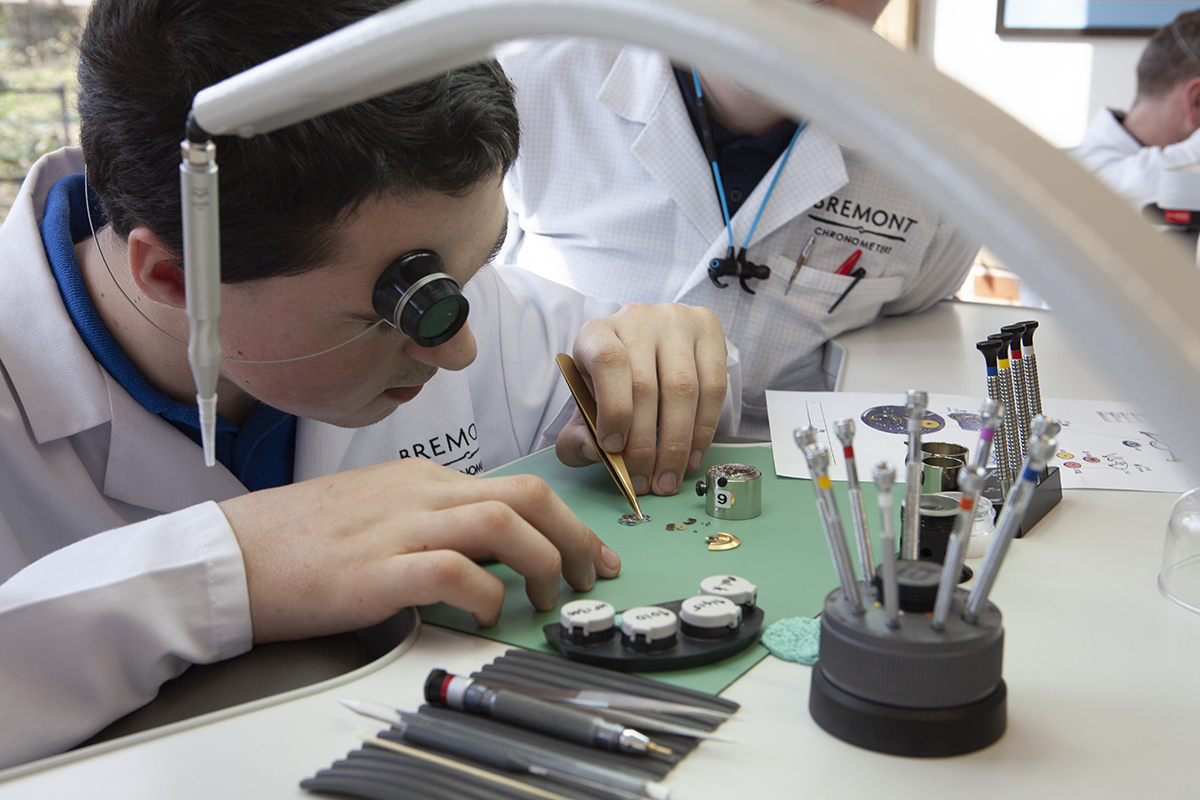 Bremont take time to inspire JET's Blue Skies 3 students
