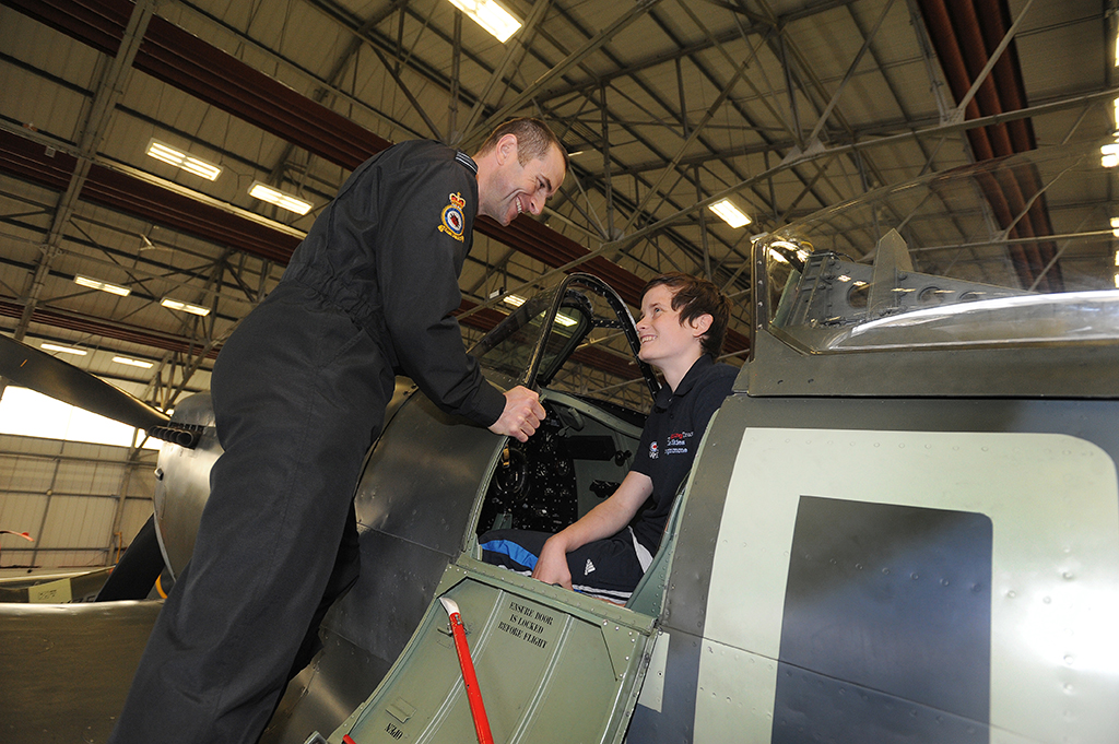 Blue Skies students spend a day with the Battle of Britain Memorial Flight