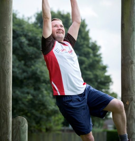 RAF Wittering engineer tackles Bear Grylls obstacle course for JET
