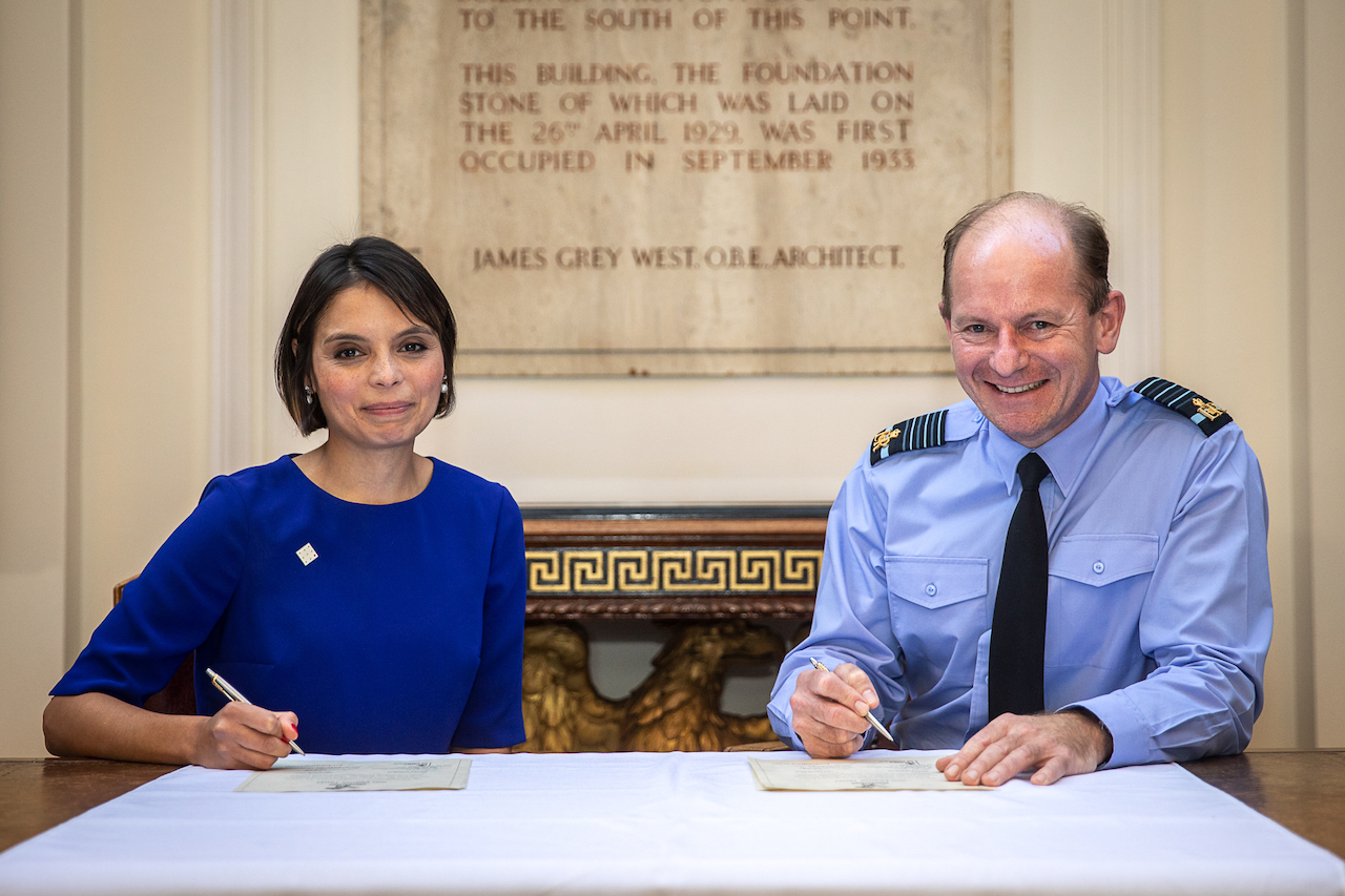 Head of RAF supports JET in signing of Armed Forces Covenant