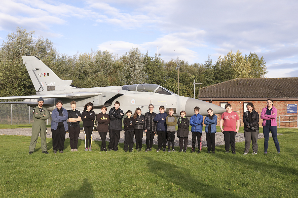 RAF Leeming inspires new Blue Skies students from Northallerton School and Sixth Form